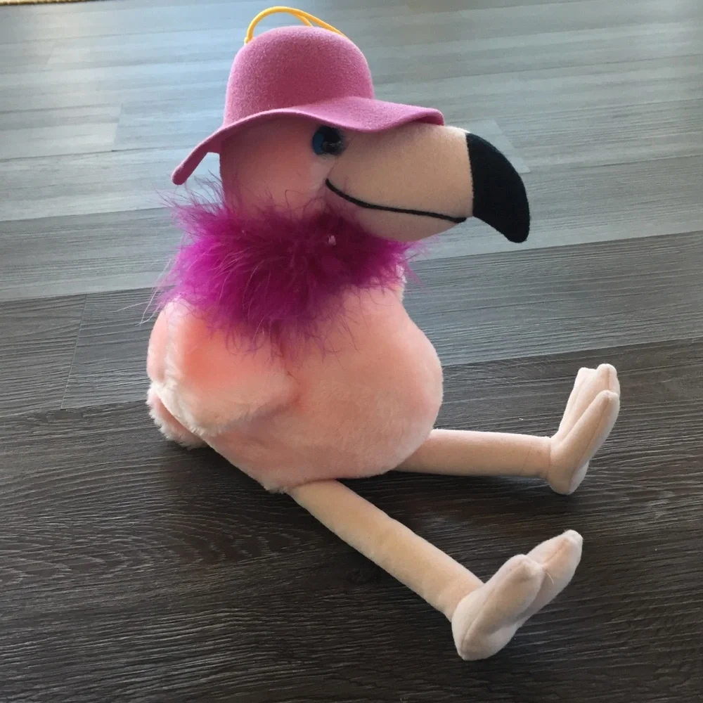 Russ Berrie & Co. Stuffed Flamingo Plush Toy - Picture 4 of 5
